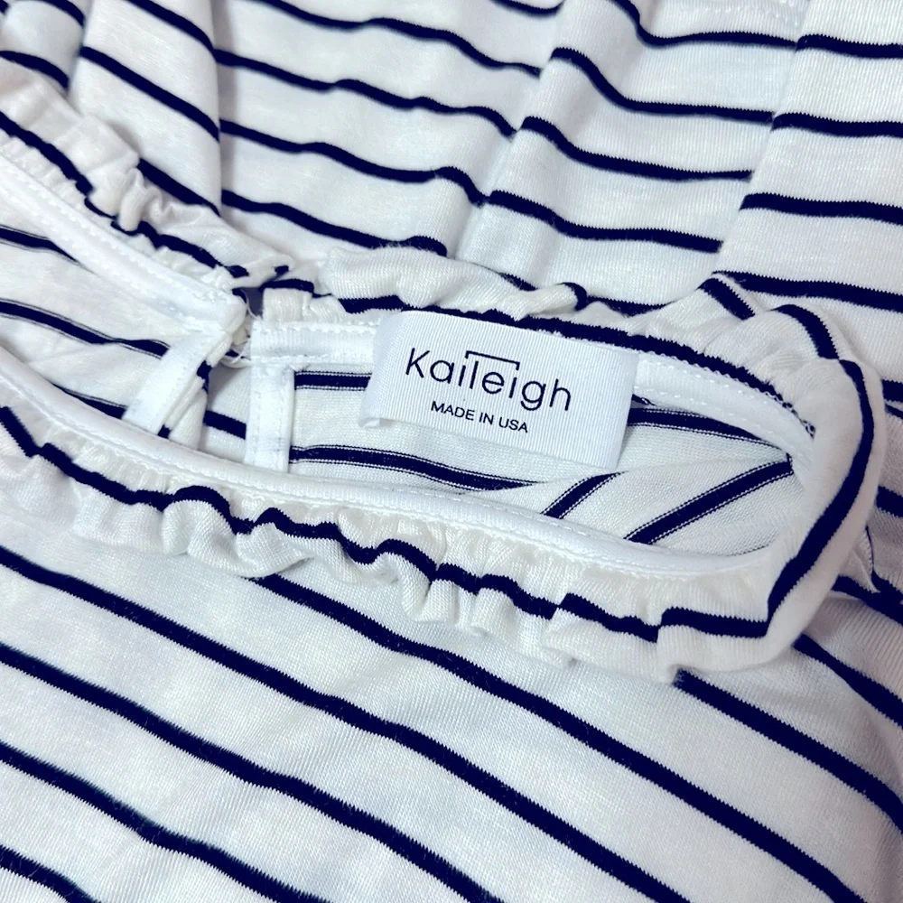 NWOT KAILEIGH long sleeve top‎ - black/white - Picture 4 of 5